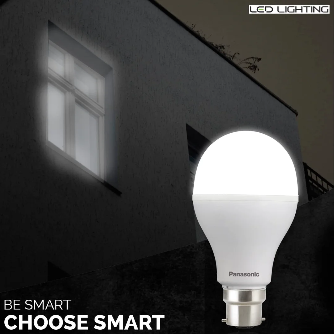 Panasonic Rechargeable Emergency LED Bulb B22 9W |Cool Daylight PBUM13097 |3‑5 Hr Backup | Home Power Cuts Solution image 4