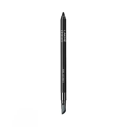 Lakmé Absolute Ultimate Opaque Kohl Kajal Pencil | Black Water-Resistant Smudge-Proof |1.2 G | Ideal for Sensitive Eyes| Daily Use image 1