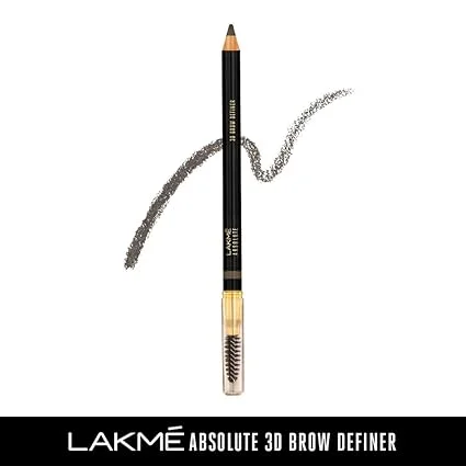 Lakmé Absolute 3D Brow Definer Pencil Espresso Shade | Smudge‑Proof Long Wear image 2