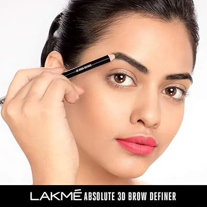 Lakmé Absolute 3D Brow Definer Pencil Espresso Shade | Smudge‑Proof Long Wear image 3
