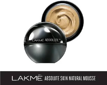 Lakmé Absolute Mattreal Skin Natural Mousse Foundation | Lightweight | Long-Lasting | Oil-Free Formula | For Oily Skin | 30g | Smooth Matte Finish image 1