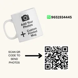 Customized Coffee Mug | Personalized Name & Photo Print Mug | Birthday & Anniversary Gift| Ceramic  350ml thumbnail 0