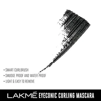 Lakme Eyeconic Lash Curling Mascara | Black | 9ml | Waterproof | Long-Lasting Mascara for Curled & Voluminous Lashes | Best Mascara for Sensitive Eyes image 5