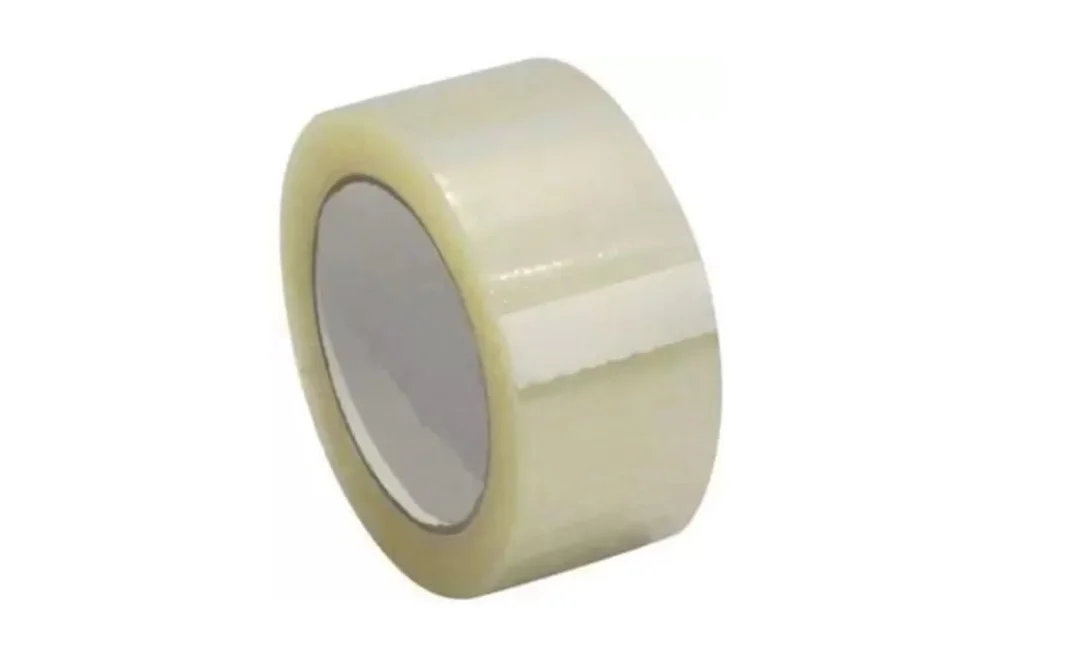 Transparent Tape 2 Inch | Heavy Duty Packing Tape Roll 65 Meter | Carton Sealing Clear Adhesive | Pack of 6 for Shipping and Office or Storage image 1