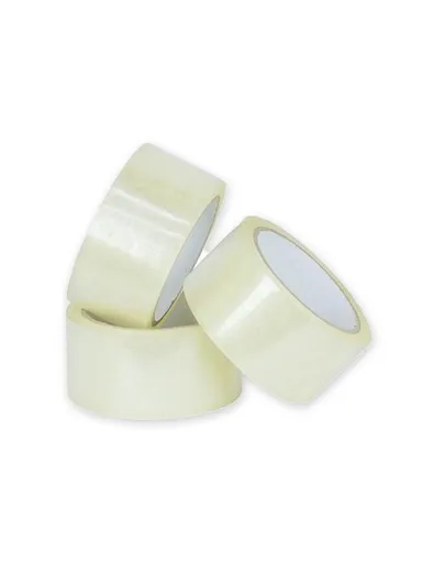 Transparent Tape 2 Inch | Heavy Duty Packing Tape Roll 65 Meter | Carton Sealing Clear Adhesive | Pack of 6 for Shipping and Office or Storage thumbnail 1
