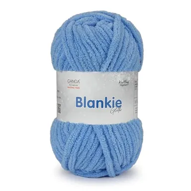 Acrowools Blankie Glitter Chenille Yarn | Soft Knitting Yarn 100g  |Pack of 4 | DIY Crafts  thumbnail 0