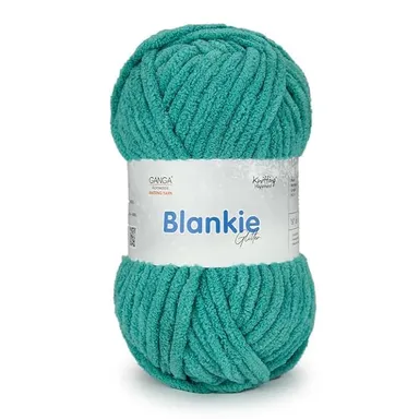 Ganga Acrowools Blankie Glitter Chenille Yarn | Super Soft Knitting and Crochet Yarn 100gm | Each Pack of 4 | Bulky Yarn for Blankets  and Crafts thumbnail 0