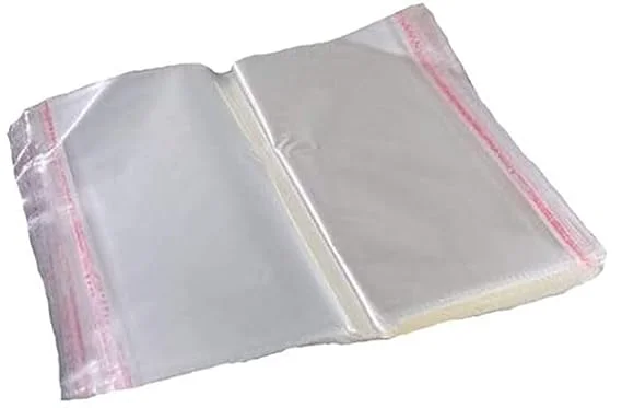 Transparent Plastic Poly Bag 10x14 Inch | Self Adhesive Garment Packing Pouch 25x35 Cm | Saree and T-Shirt or Jeans Packaging | Pack of 100 image 6