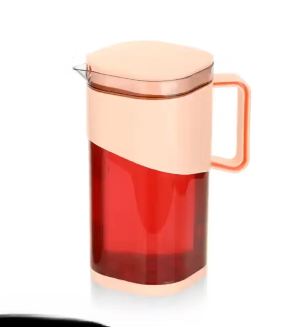Glass Water Jug for Dining | Peach Decorative Water Jug | Colorful Dining Table Jug Plastic | Stylish Jug for Home & Kitchen image 3