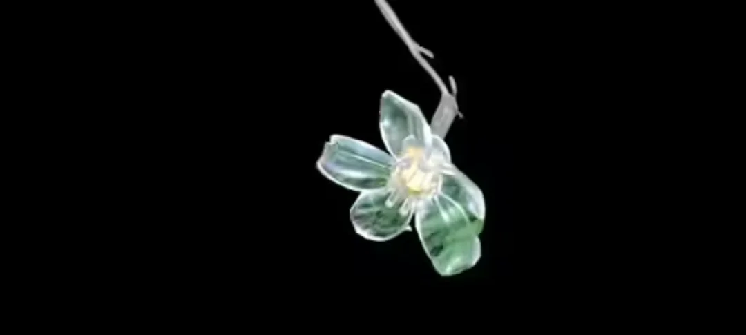 String Lights | LED Decorative Lights for Indoor & Outdoor | 16 LED Flower Lights | Warm White | Plastic | 390x2x2 CM | Diwali & Festival Decor | Suitable for Garden | Balcony | Puja Room image 3