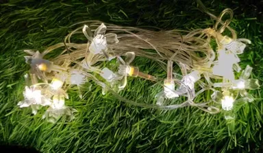 String Lights | LED Decorative Lights for Indoor & Outdoor | 16 LED Flower Lights | Warm White | Plastic | 390x2x2 CM | Diwali & Festival Decor | Suitable for Garden | Balcony | Puja Room thumbnail 3