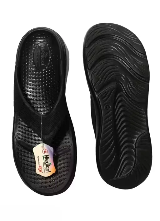 Women Slip‑On Flipflops & Slippers Black | Comfortable Casual | IND-5 image 2