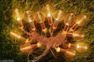 MSUS Home Delight LED Spring Bulb Lights, 12 LEDs, 3.90m, Outdoor/Indoor Decorative String Lights, Warm White | Ideal for Festivals & Home Décor thumbnail 3