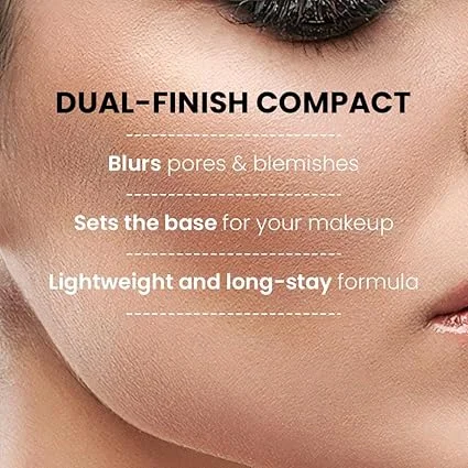 Lakmé Absolute Wet & Dry Compact | Golden Light | SPF 17 | Face Makeup Powder for Women | Long-Lasting Natural Glow | 9g image 3