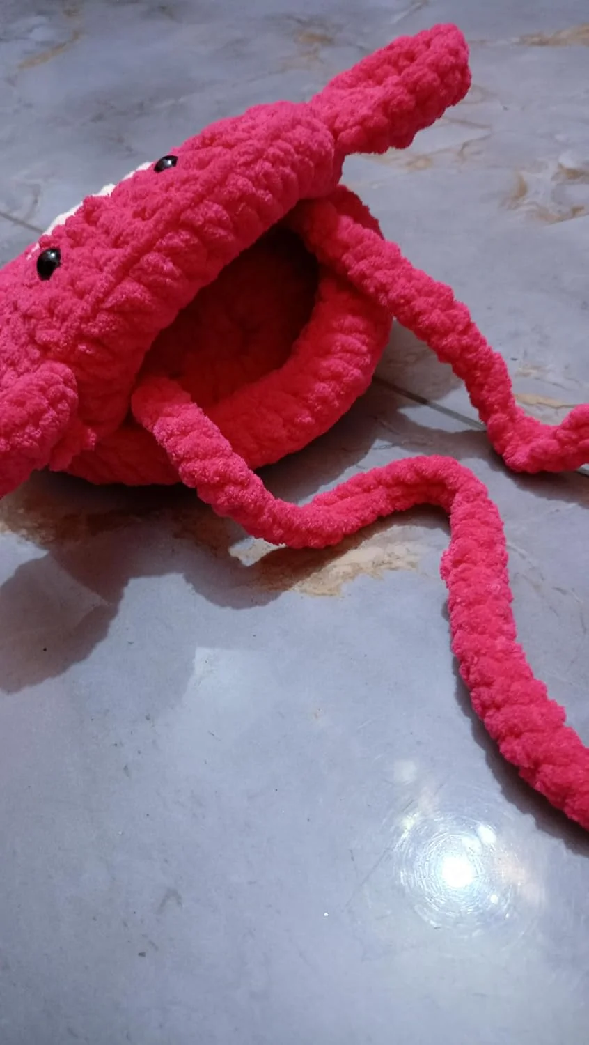 Ganga Handmade Woolen Crochet Purse for Girls |Teddy Style Sling Bag | Small Cute Wool Handbag |D-Pink | Gift Ready image 7