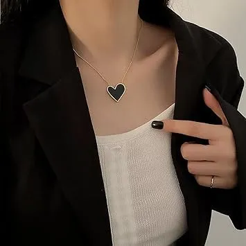 Heart Pendant Necklace for Women | 18K Gold Plated Stainless Steel | Elegant Romantic Jewellery Gift | Best for Wife Girlfriend | Durable & Stylish thumbnail 3