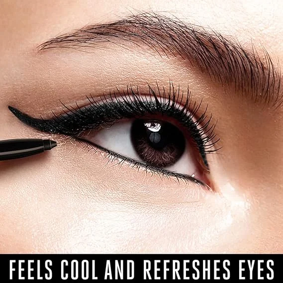 LAKMÉ Eyeconic Insta Cool Pencil Kajal | Glossy Black | 0.35g | Long-Lasting, Smudge-Proof Eye Makeup image 3