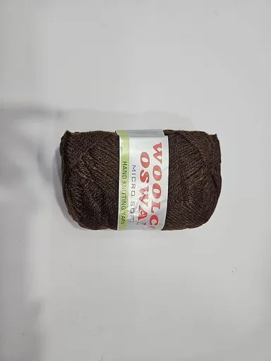 Soft Hand Knitting Yarn 100gm | Art and  Craft Combo Pack of 4 | Dark Brown | DIY Projects | Premium Wool thumbnail 0