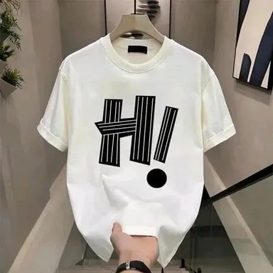 White Cotton Shoulder Tee | Size S thumbnail 0