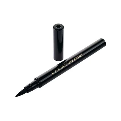 lakme Absolute Precision Liquid Eyeliner Pen |  Jet Black Smudge‑Proof Felt Tip | Women’s Eye Makeup image 2