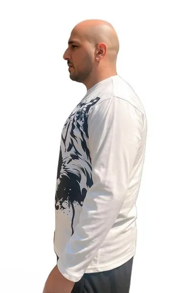 Thunder Pride Cotton Graphic Tee | Bold Lion Edition| XL thumbnail 1