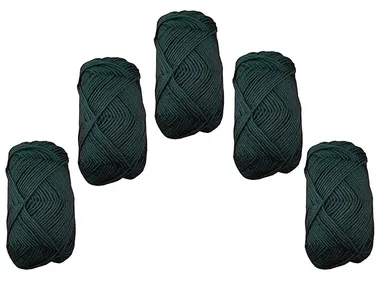 Wool Yarn for Knitting and Crochet | Peacock Blue Combo Pack of 5 | Soft Wool for Socks | Art and Craft and DIY Projects thumbnail 0