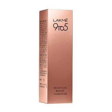 Lakmé 9 to 5 Weightless Mousse Foundation| Rose Ivory| 6g | Lightweight| Long-Lasting| Full Coverage Foundation for Fair Skin thumbnail 2
