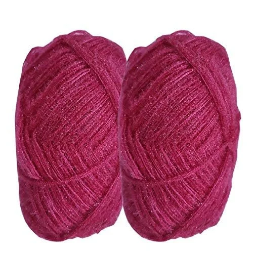 3 Ply Knitting Wool Yarn |Soft Acrylic | 100 gm Each | Rani Colour| Pack of 4|DIY Knitting and Crochet image 1