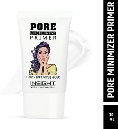 Insight Cosmetics Matte Pore Minimizer Primer 30 ml Oil-Free Silicone Face Makeup Base for Oily Skin & Large Pores India thumbnail 1