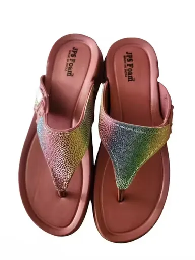 Women Flip-Flops Slip-On Slippers| Lightweight EVA Sole| Trendy Embellished Comfort Wear for Home| Garden & Casual Use Size 5 thumbnail 2