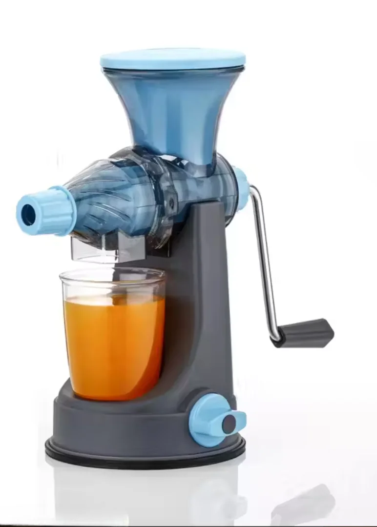 GRECY Hand Fruit & Vegetable Juicer Grinder | Steel Handle Vacuum Lock Manual Mixer Juicer for Home Use image 2