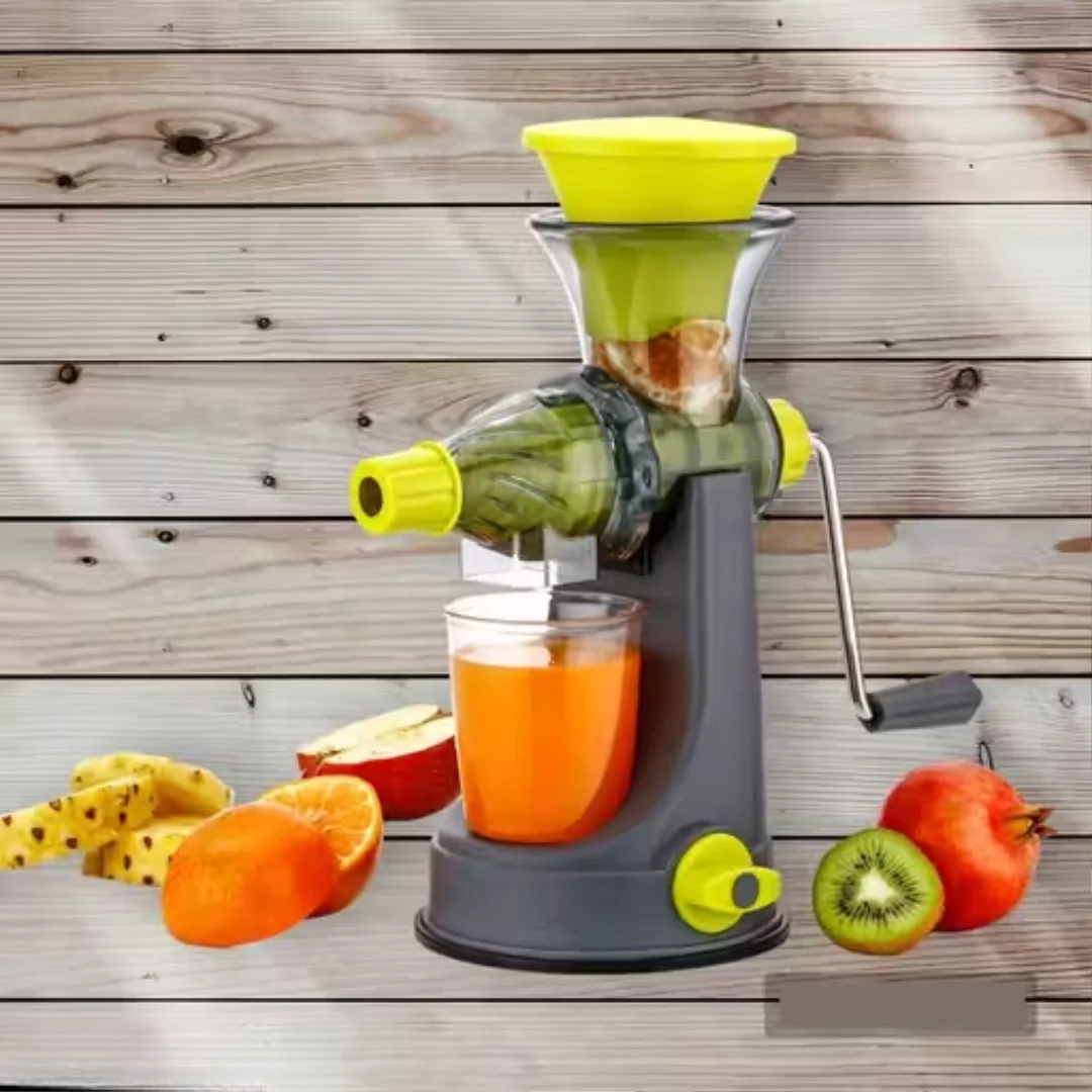 GRECY Hand Fruit & Vegetable Juicer Grinder | Steel Handle Vacuum Lock Manual Mixer Juicer for Home Use image 1