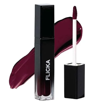 FLiCKA Set & Attack Liquid Matte Lipstick | Smudge‑Proof Transfer‑Proof 12 |Awesome Blossom 7 ml for All Skin Tones image 1