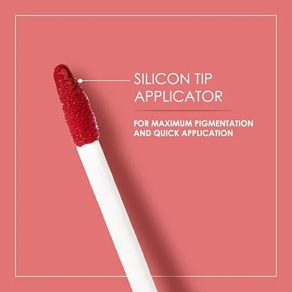 FLiCKA Set & Attack Liquid Matte Lipstick | Smudge‑Proof Transfer‑Proof 12 |Awesome Blossom 7 ml for All Skin Tones image 4