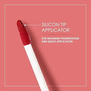 FLiCKA Set & Attack Liquid Matte Lipstick | Smudge‑Proof Transfer‑Proof 12 |Awesome Blossom 7 ml for All Skin Tones thumbnail 3