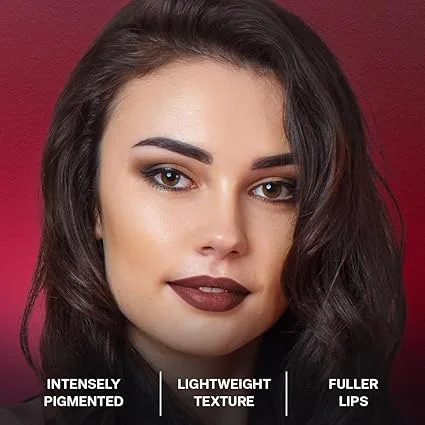 FLiCKA Lip Poetry Matte Lipstick | Vitamin E Enriched | Sulphate Free | Moisturizing | Long-Lasting 6Hrs |4g | Lightweight Matte Lipstick for Women | 05 Teddy Bear image 2