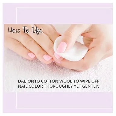 FLiCKA Nail Polish Remover | Neat & Clean Formula | Acetone-Free | 110ml | Quick Dry | Gentle on Nails | For All Skin Types | Travel Friendly thumbnail 3
