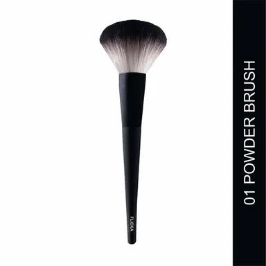 Flicka 01 Fluffy Soft Synthetic Face Powder Brush for Loose Pressed Setting Powder High Blend Finish | Cruelty-Free Affordable Everyday Makeup Tool for All Skin Types thumbnail 0