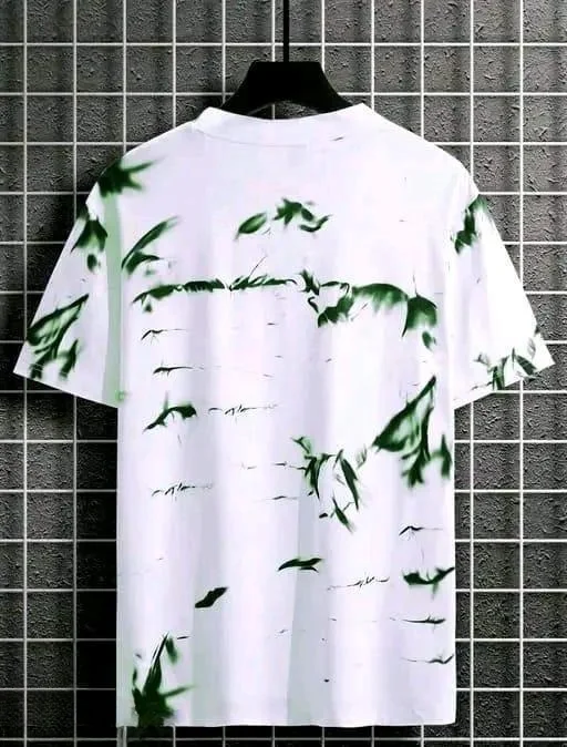 Small Fit Men Cotton Down Shoulder Tee| Breathable| Summer Casual image 2