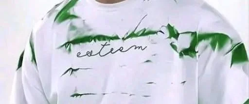 Small Fit Men Cotton Down Shoulder Tee| Breathable| Summer Casual image 3