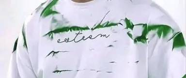 Small Fit Men Cotton Down Shoulder Tee| Breathable| Summer Casual thumbnail 2