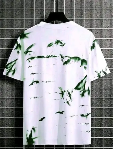 Medium Men Oversize Cotton Blend Tee  T Shirt | Breathable Casual Summer Wear thumbnail 1