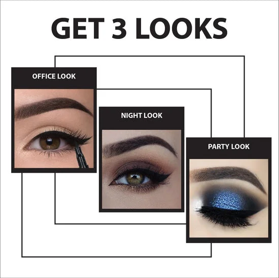 Flicka Sketch To Amaze Pen Eyeliner | Waterproof Smudge‑Proof Felt Tip | Long‑Lasting Winged Eyeliner Pen for Oily Eyelids image 3