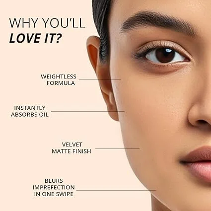 FLiCKA Candid Compact Powder | Velvet Matte Finish| Oil Control| Long-Lasting Smooth Waterproof Compact | 03 Caramel 9g image 3