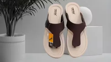 Women Flipflops & Slippers | Brown EVA Open Back | Casual Comfort | IND Sizes 5 thumbnail 0