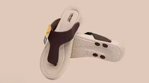 Women Flipflops & Slippers | Brown EVA Open Back | Casual Comfort | IND Sizes 5 image 2