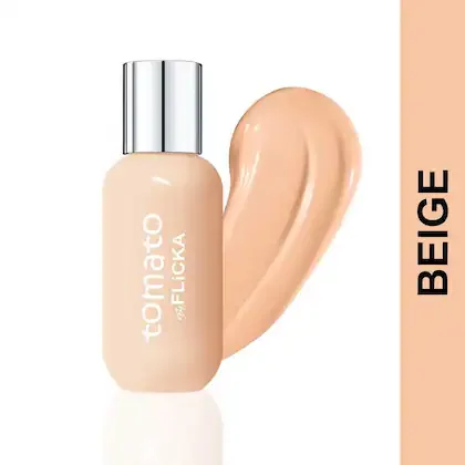 FLiCKA Liquid Foundation 30ml Lightweight Matte Finish with SPF Long Lasting Face Makeup for Women All Skin Types image 1