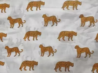 Lightweight Cotton Fabric 5 Meter 44 Inch Width for Dresses, Curtains, Craft Projects & Bedsheets  thumbnail 1