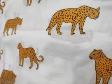 Lightweight Cotton Fabric 5 Meter 44 Inch Width for Dresses, Curtains, Craft Projects & Bedsheets  thumbnail 2