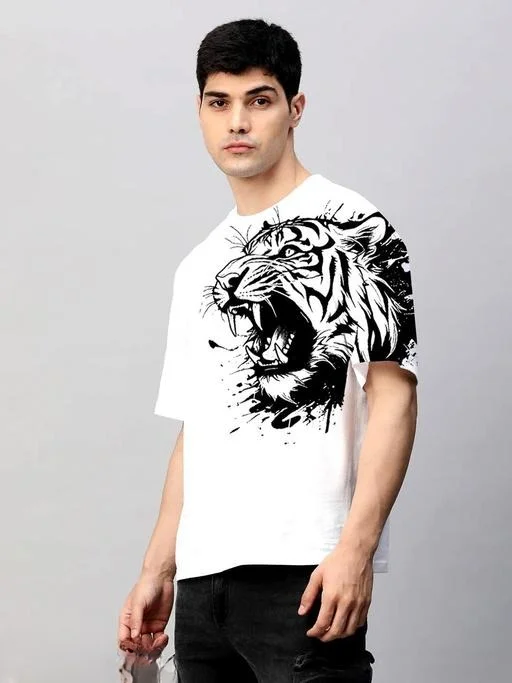 ClassicFit Cotton Printed T-Shirt- S image 1